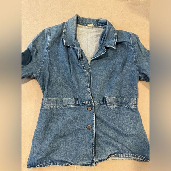 Vintage Women's Pacific Express Denim Jacket Size M - Picture 14 of 16